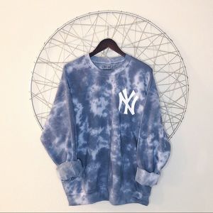 NEW custom tie dye New York Yankees sweatshirt